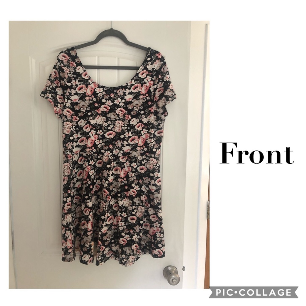 Floral print skater dress size 20